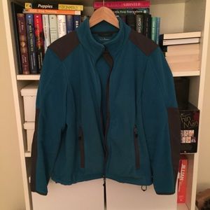 L.L. Bean Teal Fleece Jacket
